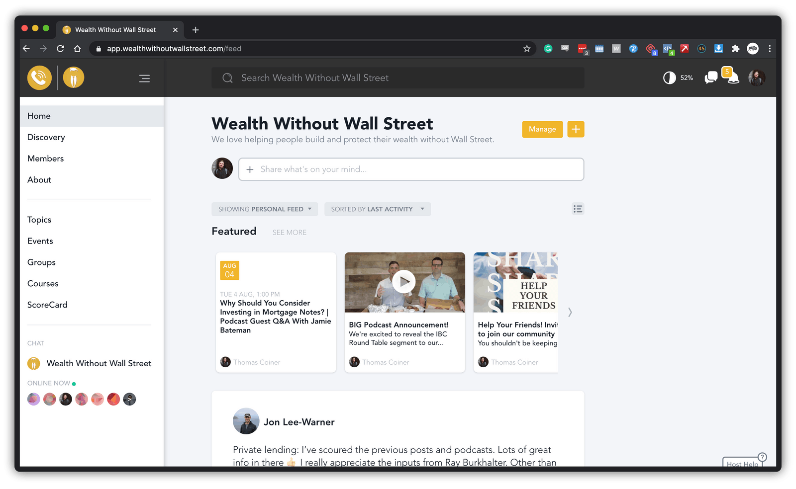 Our Community Platform Our Community Platform